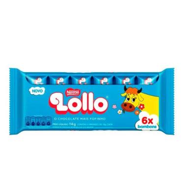 Imagem de Chocolate Bombom Lollo 6 Unidades  114g - Nestlé