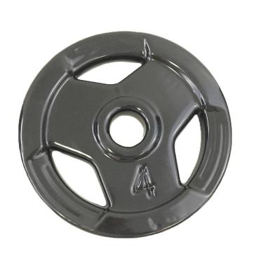 Imagem de Anilha Sport Emborrachada Furo Standad Ahead Sports 4Kg