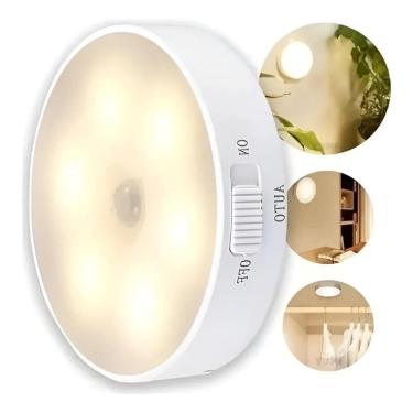 Imagem de Lâmpada Inteligente Sem Fio Sensor Indução Recarregável Usb