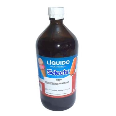 Imagem de Saborizante Baunilha para Sorvetes, Picolés Profissional 1l - Selecta