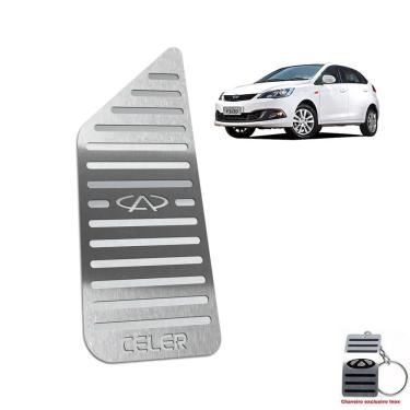 Imagem de Descanso De Pé Chery Celer 2013 Até 2018 Aço Inox