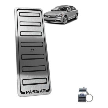 Imagem de Descanso de Pé Aço Inox Passat Highline 2017 A 2019 Preto