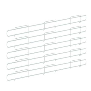 Imagem de Anteparo frontal amapa 092 branco bandeja gondola kit 10