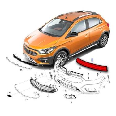 Imagem de Viga Dianteira Alma Sem Suportes Pecas Genuinas Gm Onix prisma 5213381