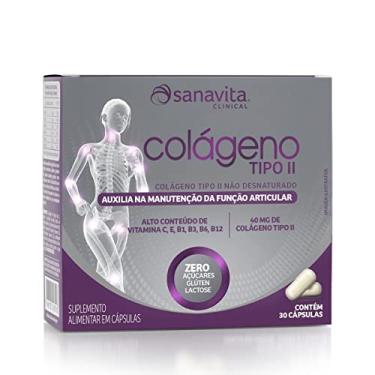 Imagem de Colágeno Tipo II Sanavita 40mg c/ 30 Cápsulas