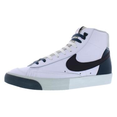 Imagem de Nike Blazer Mid '77 Premium Tênis masculino (FB8889-100, 0), Branco/selva profundo/prata claro/preto, 40 BR
