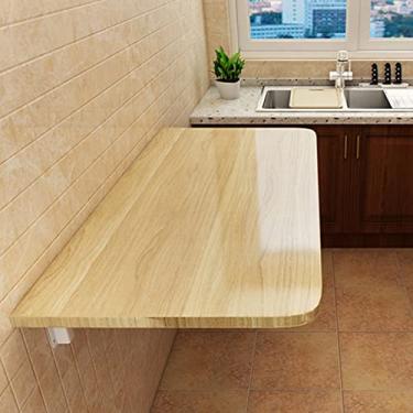 Imagem de Bancada De Trabalho Dobrável Na Parede Pequena Mesa De Parede Dobrável Para Garagem & Galpão Escritório Em Casa Lavanderia Bar Em Casa Cozinha & Sala De Jantar, C, 90×50cm