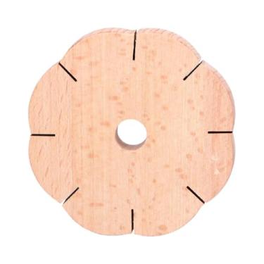 Imagem de Nishiyuenyi Disco de madeira Kumihimo para contas, disco para tecelagem, ferramenta para tear, pulseira, de tricô, 8 ranhuras