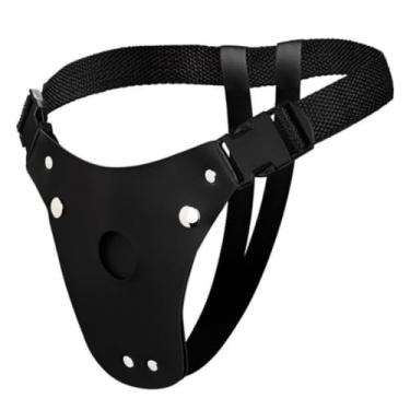 Imagem de Cinta Peniana Com Proteçao Removivel Cinta Erótica Ajustável para Próteses sem Vibro L182