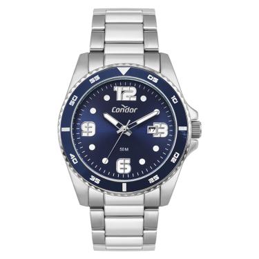 Imagem de Relógio Condor Masculino Ref: Co2115naf/4a Esportivo Prateado