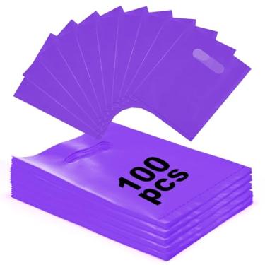 Imagem de ANZNKU Sacos de presente pequenos de plástico (roxo)