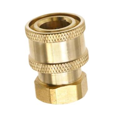 Imagem de Generic Bico para lavadora de alta pressão, adaptador para lavadora de alta pressão, fácil de instalar, acessórios para conversor, acoplador de conexão rápida, Tópico Feminino