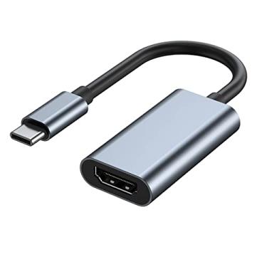 Imagem de Adaptador USB C para HDMI para monitor, estação de ancoragem de laptop 4K HDMI para USB C para MacBook Pro, cabo USB tipo C para HDMI para iPad Air, dongle USBC para HDMI para Chromebook XPS TV etc