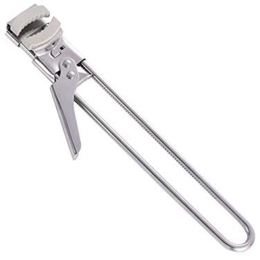 Imagem de Abridor de pote ajustável, abridor de latas e frascos de aço inoxidável para mãos fracas Abridor manual de garrafas para garrafas de cerveja, latas de bebidas, utensílios de cozinha