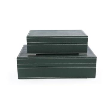 Imagem de CAIXA ORGANIZADORA MDF VRD 22X36X10CM JG C/ 2 PC