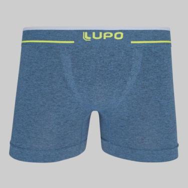 Imagem de Cueca Lupo Boxer Fio Texturizado a Ar 00733, Azul, G