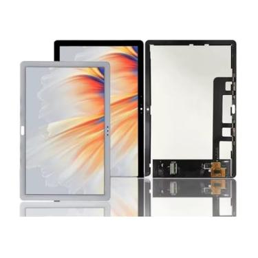 Imagem de Substituição para Huawei MediaPad M5 Lite 10.1 LTE 10 BAH2-L09 BAH2-W19 Touch Screen Digitizer Repair Assembly (Branco)