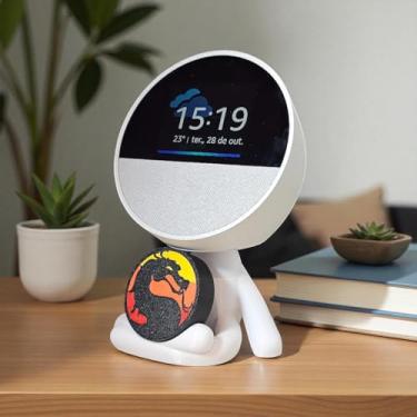 Imagem de Suporte Alexa Echo SPOT. Robert MORTAL KOMBATS - Presente, decoração criativa, música, som, stand de mesa Amazon