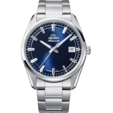Imagem de Orient Relógio masculino automático Mako/Stretto RA-AC0, azul marinho, pulseira