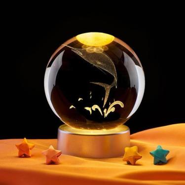 Imagem de Luminária De Mesa Bola De Cristal 3d Decoração Marinha - Oásis Markt, 