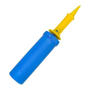 Imagem de SUSWIM Bomba de balão portátil bidirecional dupla ação, entrada de ar bidirecional, inflador manual portátil para balões, anéis de natação, brinquedos infláveis, decorações de festa (azul).