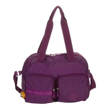 Imagem de Bolsa Transversal Média Paul Frank T03 Sestini, Ameixa