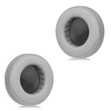 Imagem de Almofadas de ouvido de reposição Joghaw para fones de ouvido AKG K701/K702/Q701/Q702/K601/K612/K712 – Malha tecida respirável premium com espuma de memória, design de encaixe fácil, cinza