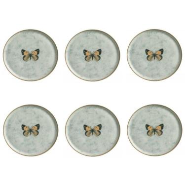 Imagem de Conjunto De Pratos Rasos 06 Peças Bio Animália Porto Brasil