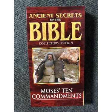 Imagem de Ancient Secrets of Bible: Moses Ten Commandments [VHS] [VHS Tape]