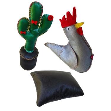 Imagem de Trava Porta Aparador Encosto Peso | Enfeite Artesanal | 5 PONTOS@ (Kit 3 Variados (1 de cada))