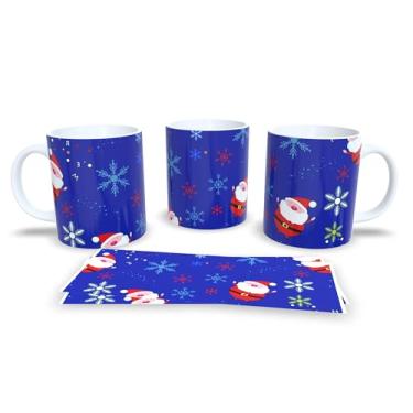 Imagem de Caneca Natalina de Cerâmica, Verde Água com Bonecos de Neve, 325ml, Design Decorativo Feliz Natal, Resistente a Microondas, Ideal para Casa e Escritório (16)