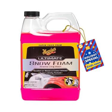 Imagem de Meguiar's Lavagem de espuma de neve definitiva, lavagem de carro formulada para canhões de espuma e pistolas de espuma, 946 ml