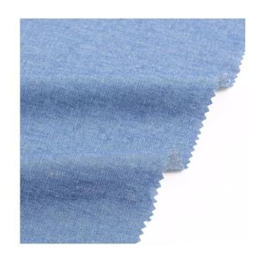 Imagem de Tecido Jeans Puro Algodão Grosso Saia Calças Feitas À Mão Tecido Diy Macio Lavado Camisa Roupas Diy Durável Respirável, Azul(Blue4,1x1.6M)