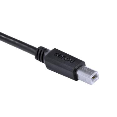 Imagem de Cabo Usb Tipo C Para Usb B 2.0 1m Preto - Pucbp-1