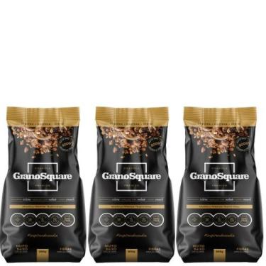 Imagem de Kit 3 Granola Premium Tradicional GranoSquare 800gr Com Gergelim, Cast
