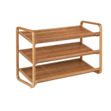 Imagem de Honey-Can-Do Sapateira SHO-01599 Bamboo com 3 camadas