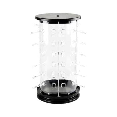 Imagem de jojnsha Suporte para óculos de sol, suporte para exibição de óculos com rotação de 360 graus, suporte para exibição de óculos de sol