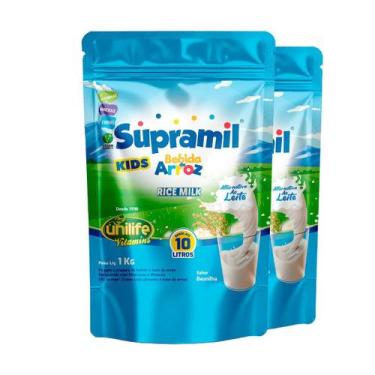 Imagem de Kit 2 Supramil Bebida De Arroz Kids Unilife 1Kg