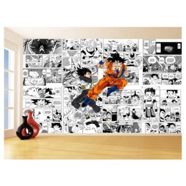 Imagem de Papel De Parede Dragon Ball Goku Vegeta Anime 3,5M Dbz250 - Você Decor