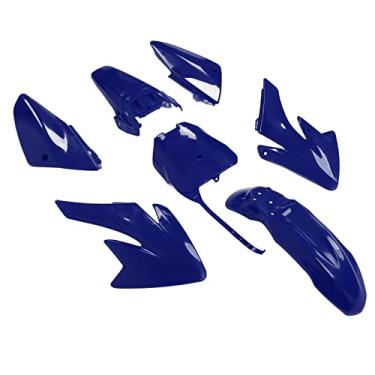 Imagem de Painel de Carenagem de Motocicletas, Substituição do Kit CRF 70 ABS Plastic Fairings, Reduz a Resistência Ao Ar e Ruído, Proteção Abrangente para o Corpo do Veículo, Instalação