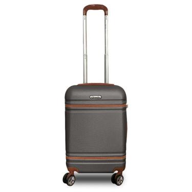 Imagem de Mala De Viagem De Bordo P- 10kg Em Abs Com Rodinhas 360º Removíveis E Leve - Padrão Anac - Qualis Grafite Mb001