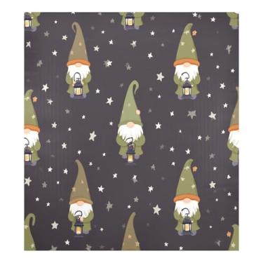 Imagem de Blueangle Estrelas Gnomos Fofos Capa Magnética para Lava-Louça, Decoração Frontal de Lava-Louça, Decalques de Armário Doméstico Eletrodomésticos, 58 cm C x 66 cm Adesivo Magnético Decorativo (65)