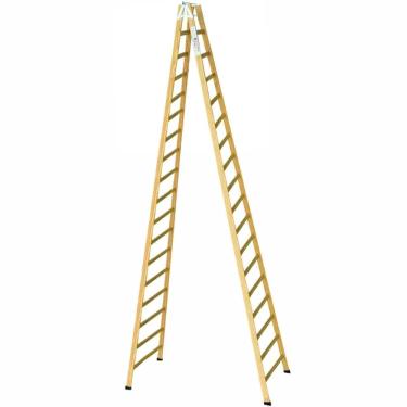 Imagem de Escada Pintor 18Degr.C/Sapata Madeira 18Degr.