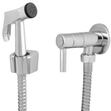 Imagem de Ducha Higiênica Luxo em Metal 100% para Lavabo/Banheiro- Construção Integral em Metal de Alta Resistência