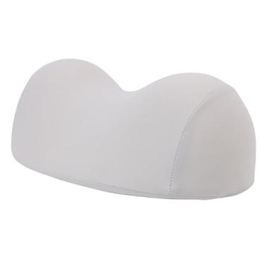 Imagem de Hilitand Travesseiro de Pescoço, Travesseiro Ergonômico de Apoio de Pescoço de Espuma de Memória Com Design de Com Capa Removível, para Dormir, Viagens, Relaxamento de Escritório (cinza claro)