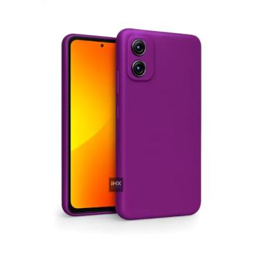 Imagem de Capa Capinha Case Compatível Motorola Moto G84 – Silicone Aveludado Premium, Anti Impacto, Reforçada e com Proteção de Câmera (UVA)