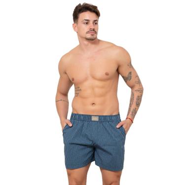 Imagem de Samba Canção Xadrez Marinho - JWilas Underwear