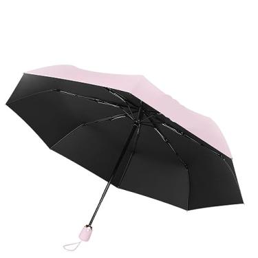 Imagem de LMJYU Guarda-chuva totalmente automático protetor solar guarda-chuva dobrável guarda-sol guarda-sol