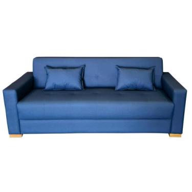 Imagem de Sofá  Gianni Tecido Acquablock Pé Cantoneira Claro  220cm - 4R Estofad