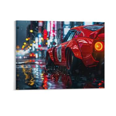 Imagem de HouLaiZhe Modificação Cultura Jdm Carro 350z Cartazes Esportivos Tela Estética Decoração de Quarto Pintura de Parede Impressões Sala de Galeria Decoração de Parede para Quarto Sala de Estar Escritório